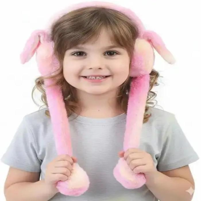 Cute Fluffy Moving Ears Muff