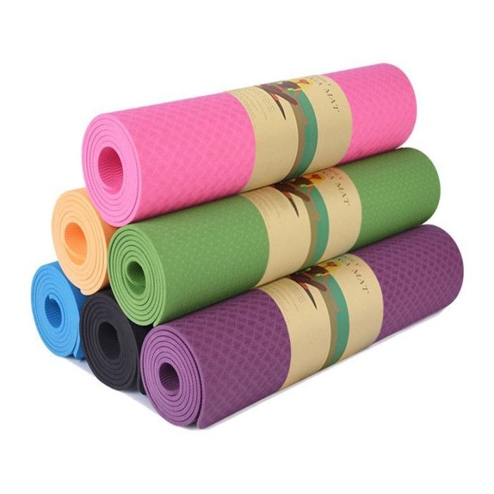 Yoga Mat Fitness exercise mat Thickness 8mm (2Feet / 6Feet)