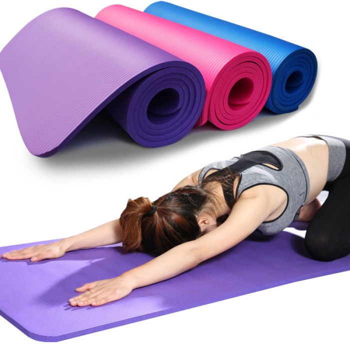 Yoga Mat Fitness exercise mat Thickness 8mm (2Feet / 6Feet)