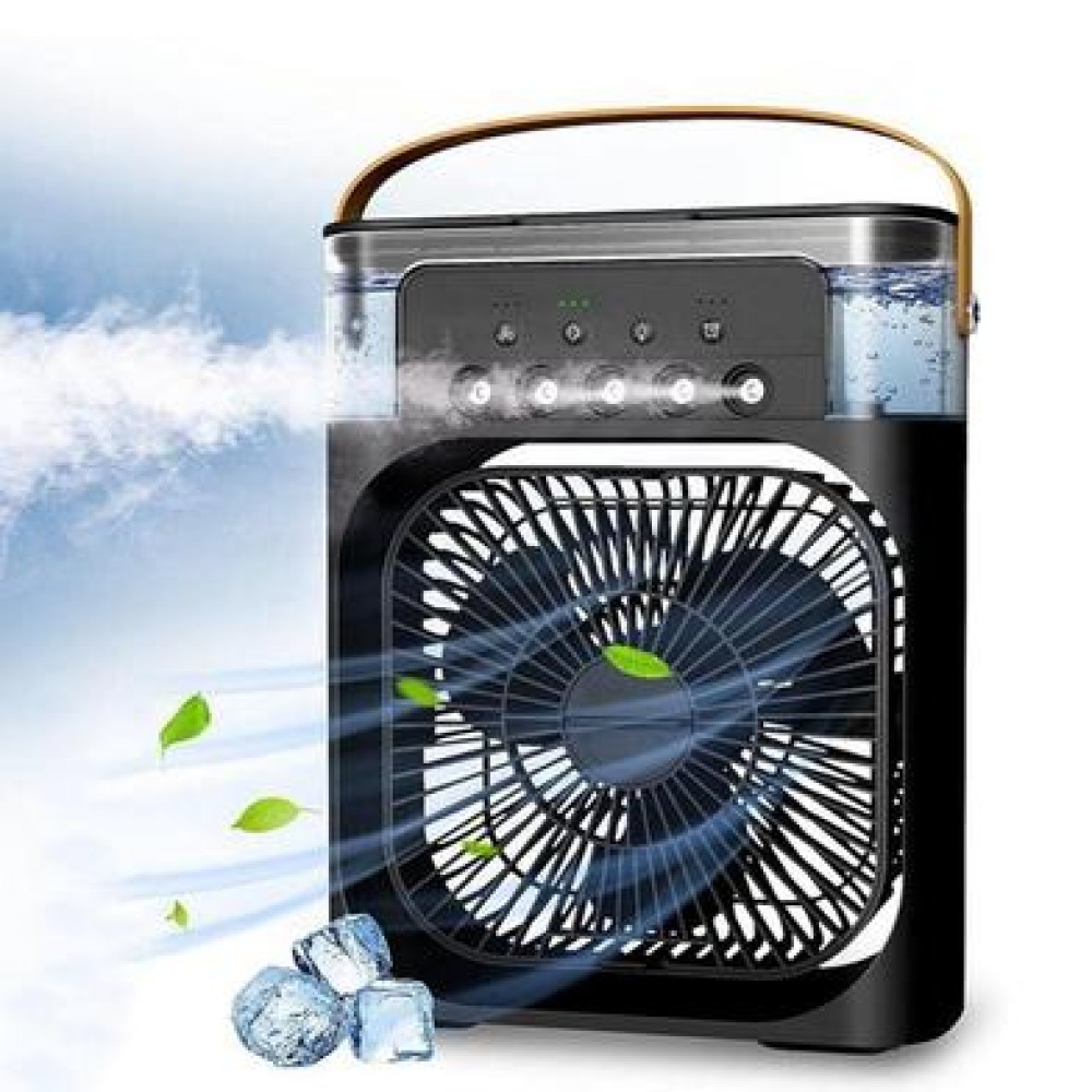 Original Air Cooling 3 in 1 USB Mini Portable Fan Aircond Humidifier Purifier Mist Cooler with LED Light