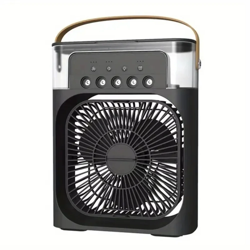Original Air Cooling 3 in 1 USB Mini Portable Fan Aircond Humidifier Purifier Mist Cooler with LED Light