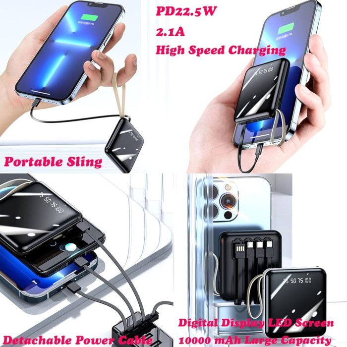 Mini Smart power bank. 20000 mah battery