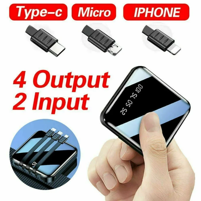 Mini Smart power bank. 20000 mah battery