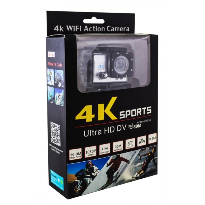 4K SPORTS ULTRA HD DV 30M WATER RESISTANT ACTION CAMERA