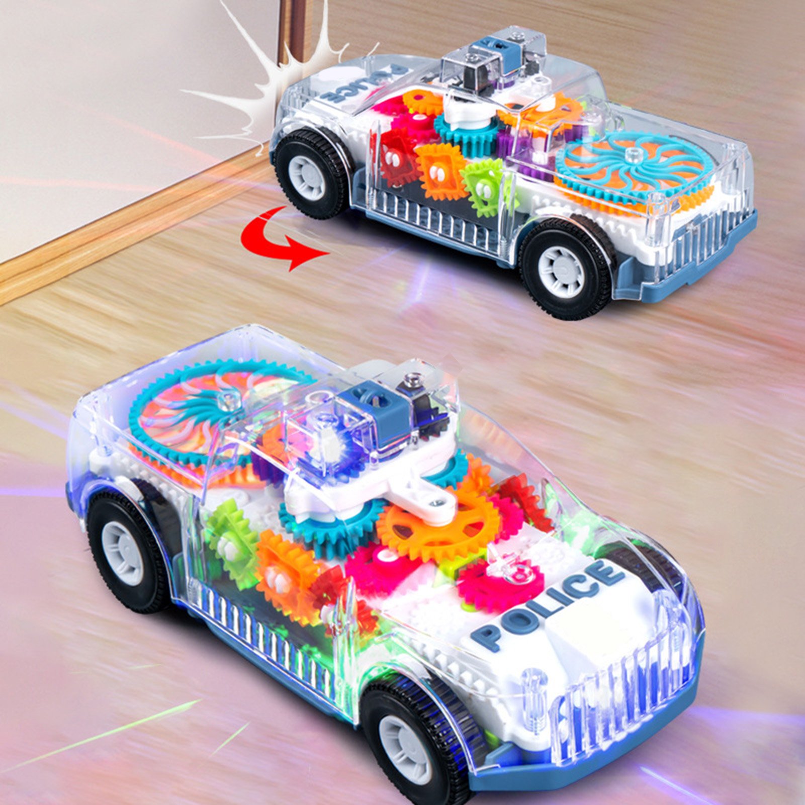 Transparent Concept Mechanical Gear Car / Truck