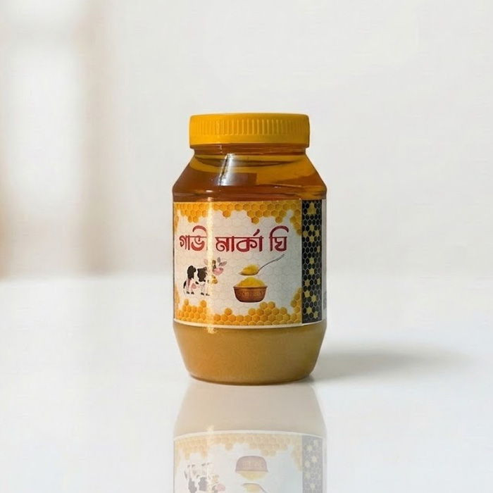 Premium Pure Cow Ghee (গাভী মার্কা ঘি) 500g