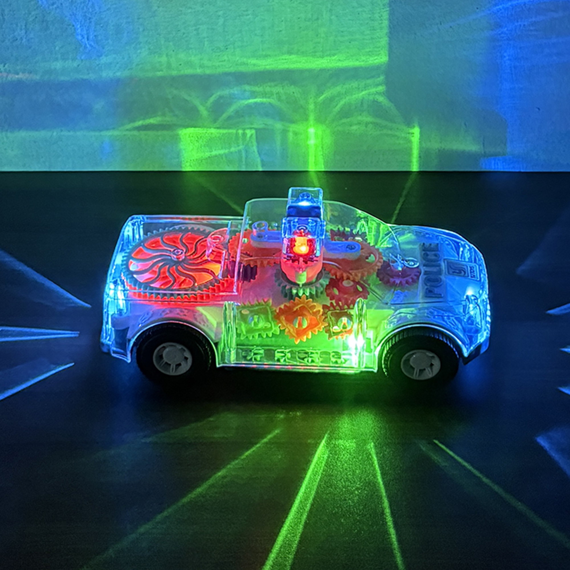 Transparent Concept Mechanical Gear Car / Truck