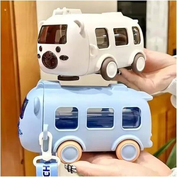 Kids Bus Shape Water Bottle – 500ml
