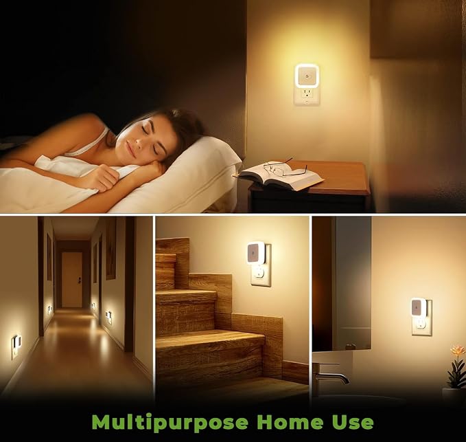 Auto Sensor Mini LED Night Light (3 PCS)